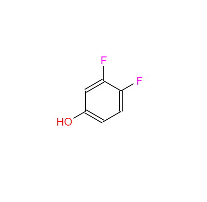 CAS： 2713-33-9，中文名称： 3,4-二氟苯酚 英文名称：3,4-Difluorophenol 