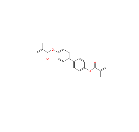  CAS： 13082-48-9，中文名称： 4,4-亚联苯基二异丁烯酸酯 英文名称：[1,1-biphenyl]-4,4-diyl bis(2-Methylacrylate)