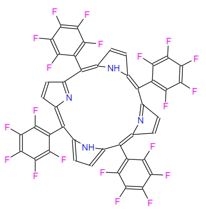  CAS：25440-14-6，中文名称：5,10,15,20-四(五氟苯基)卟啉， 英文名称：5,10,15,20-Tetrakis(pentafluorophenyl)porphyrin